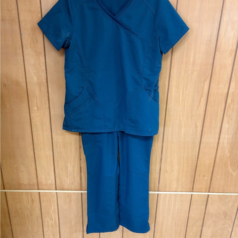 Dark teal Scrub Set
